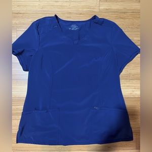 Cherokee Infinity XL navy scrub top.
